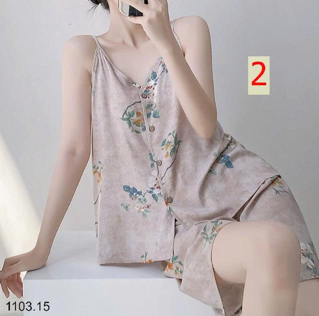 26HA1103.15 - BỘ 2S COTTON LỤA MẶC NHÀ