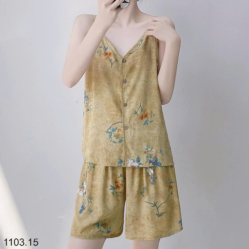 26HA1103.15 - BỘ 2S COTTON LỤA MẶC NHÀ