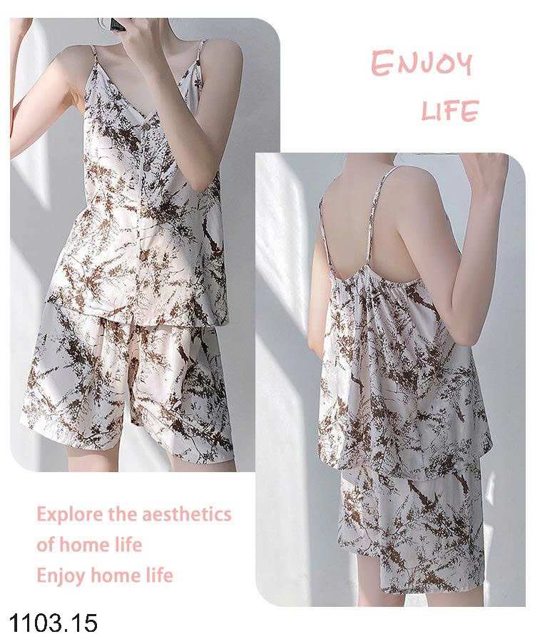 26HA1103.15 - BỘ 2S COTTON LỤA MẶC NHÀ