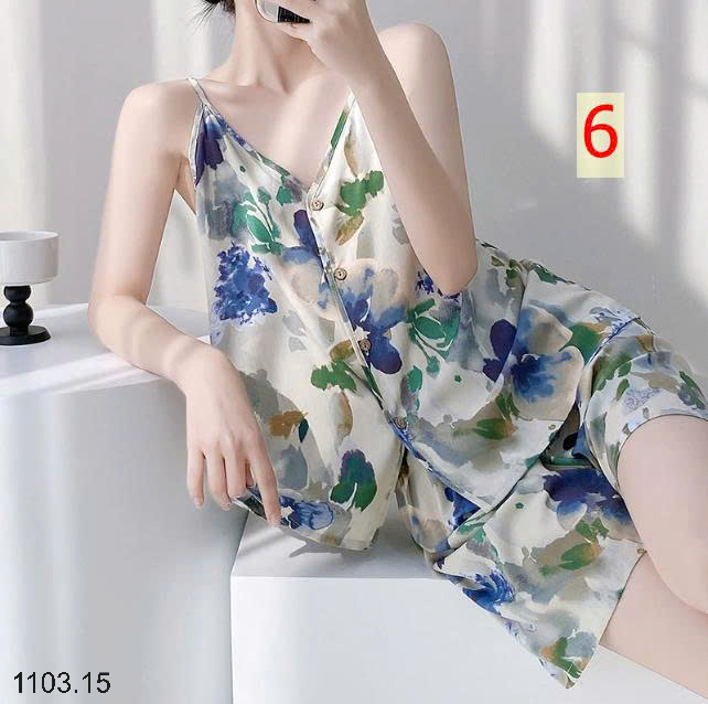 26HA1103.15 - BỘ 2S COTTON LỤA MẶC NHÀ