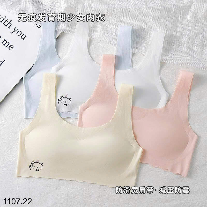 26HA1107.22 - SET 2 ÁO LÁ ĐỆM NGỰC CHO BÉ GÁI