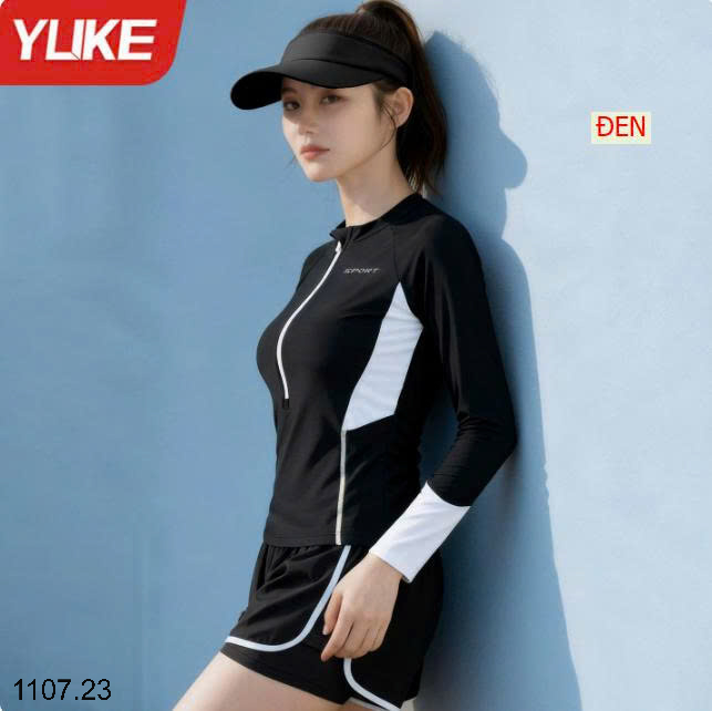 26HA1107.23 - BỘ BƠI NỮ DÀI TAY YUKE
