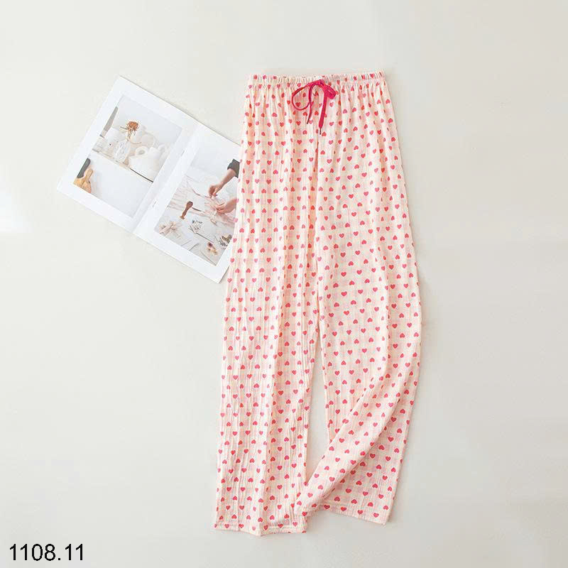26HA1108.11 - SET 2 QUẦN KẺ NỮ HÌNH TIM