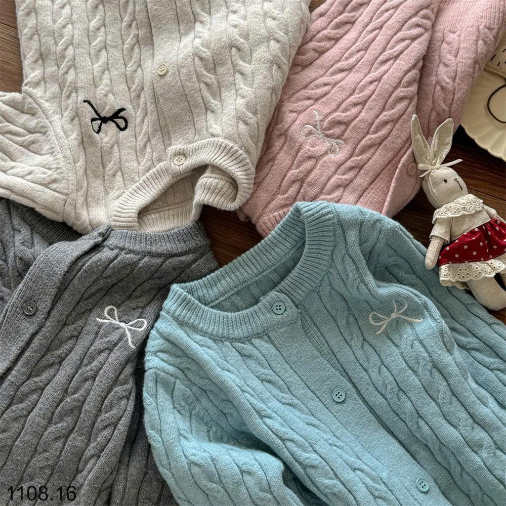26HA1108.16 - CARDIGAN VẶN THỪNG TONGXING BÉ GÁI