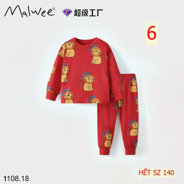 26HA1108.18 - BỘ THU ĐÔNG MẶC NHÀ BÉ TRAI MALWEE