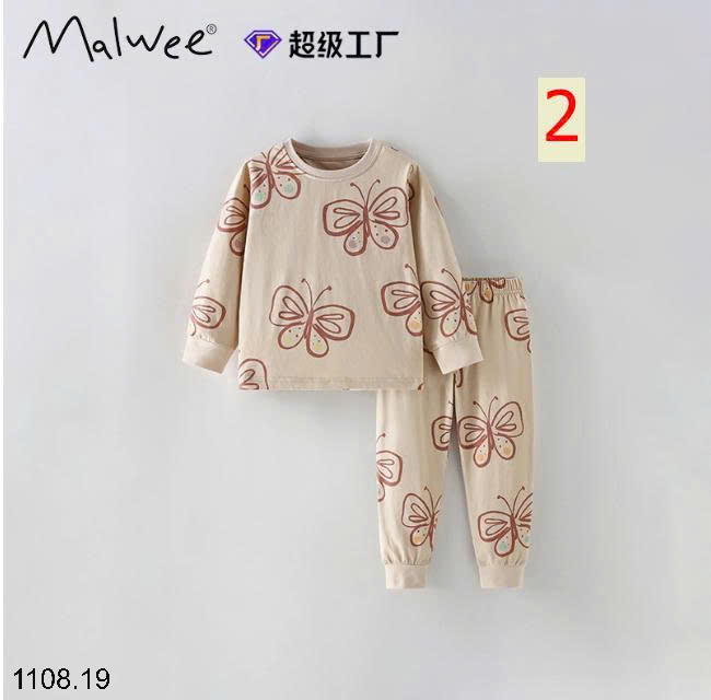 26HA1108.19 - BỘ THU ĐÔNG MẶC NHÀ BÉ GÁI MALWEE