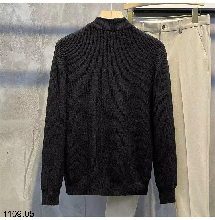 26HA1109.05 - ÁO CARDIGAN LEN KÉO KHÓA NAM
