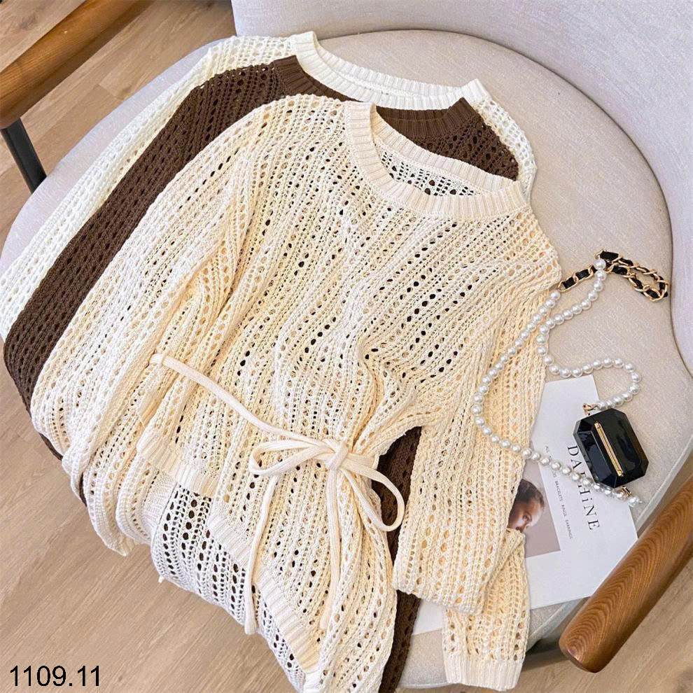 26HA1109.11 - ÁO LƯỚI VẠT CHÉO