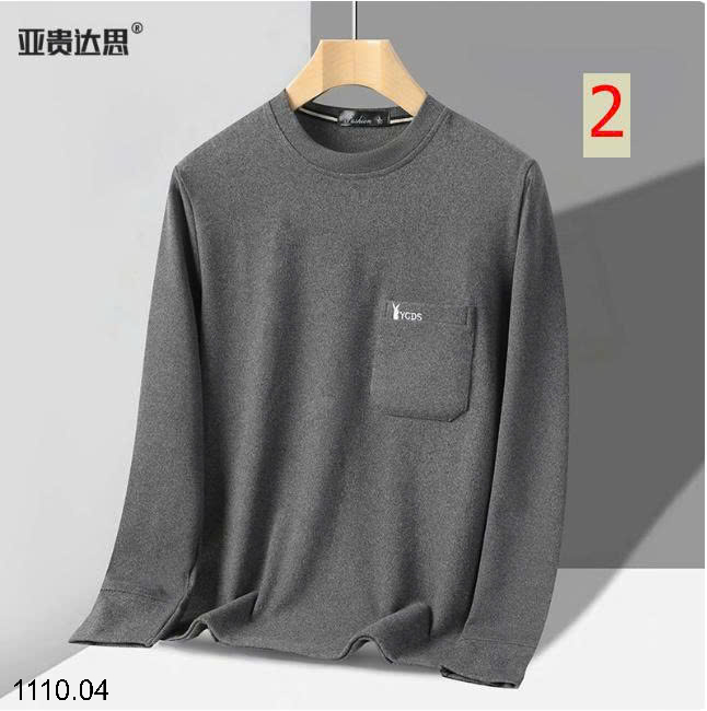 26HA1110.04 - ÁO THU ĐÔNG DÀI TAY NAM CỔ TRÒN