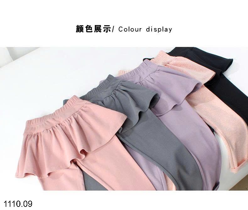 26HA1110.09 - QUẦN LEGGING DÁNG VÁY BÉ GÁI AKL