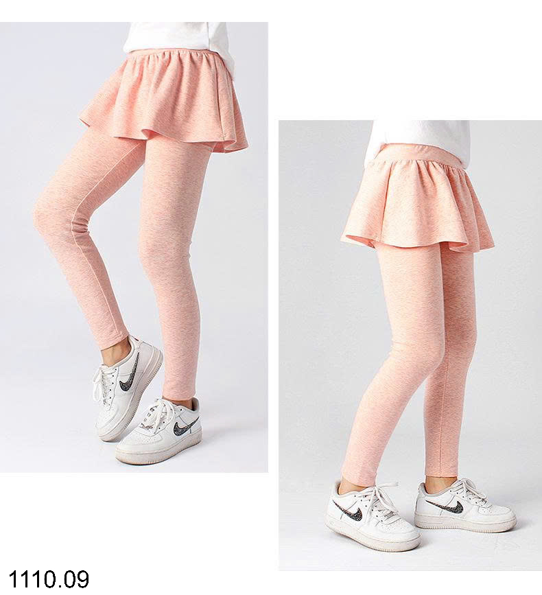 26HA1110.09 - QUẦN LEGGING DÁNG VÁY BÉ GÁI AKL