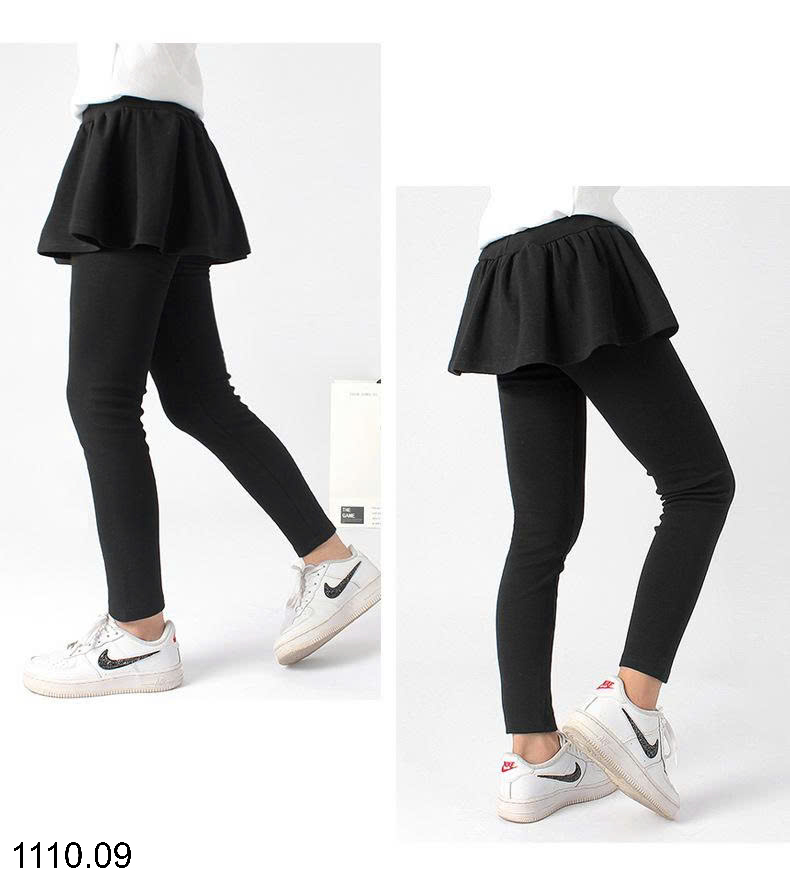 26HA1110.09 - QUẦN LEGGING DÁNG VÁY BÉ GÁI AKL
