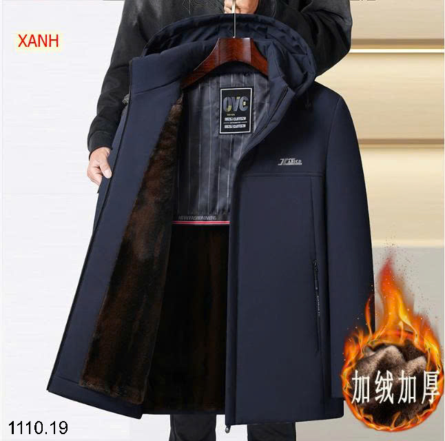 26HA1110.19 - ÁO KHOÁC PARKA LÓT LÔNG TẶNG BỐ