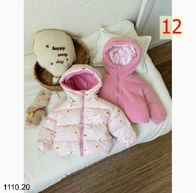 26HA1110.20 - ÁO PHAO 2 MẶT CUTE CHO BÉ