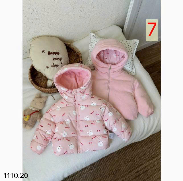 26HA1110.20 - ÁO PHAO 2 MẶT CUTE CHO BÉ