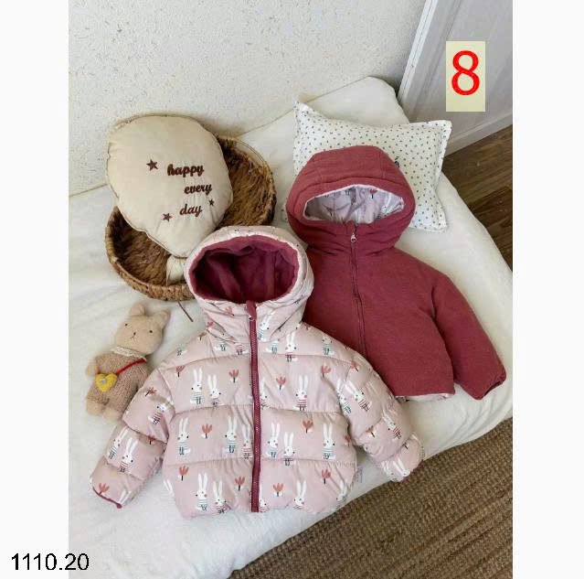 26HA1110.20 - ÁO PHAO 2 MẶT CUTE CHO BÉ