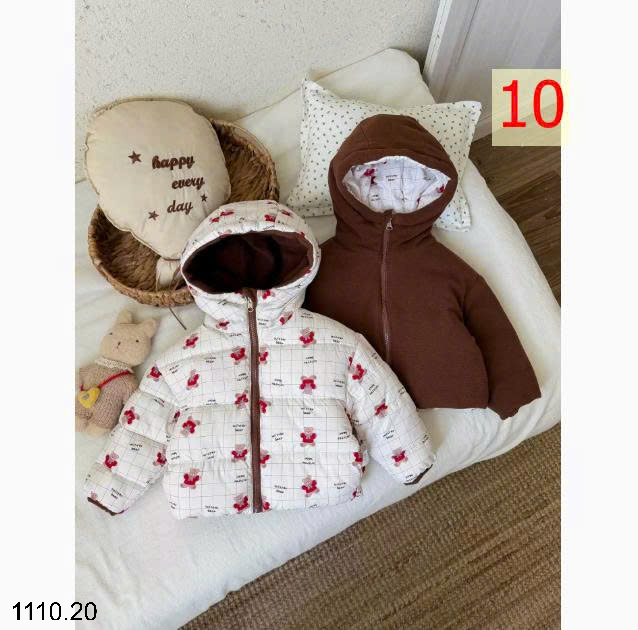26HA1110.20 - ÁO PHAO 2 MẶT CUTE CHO BÉ