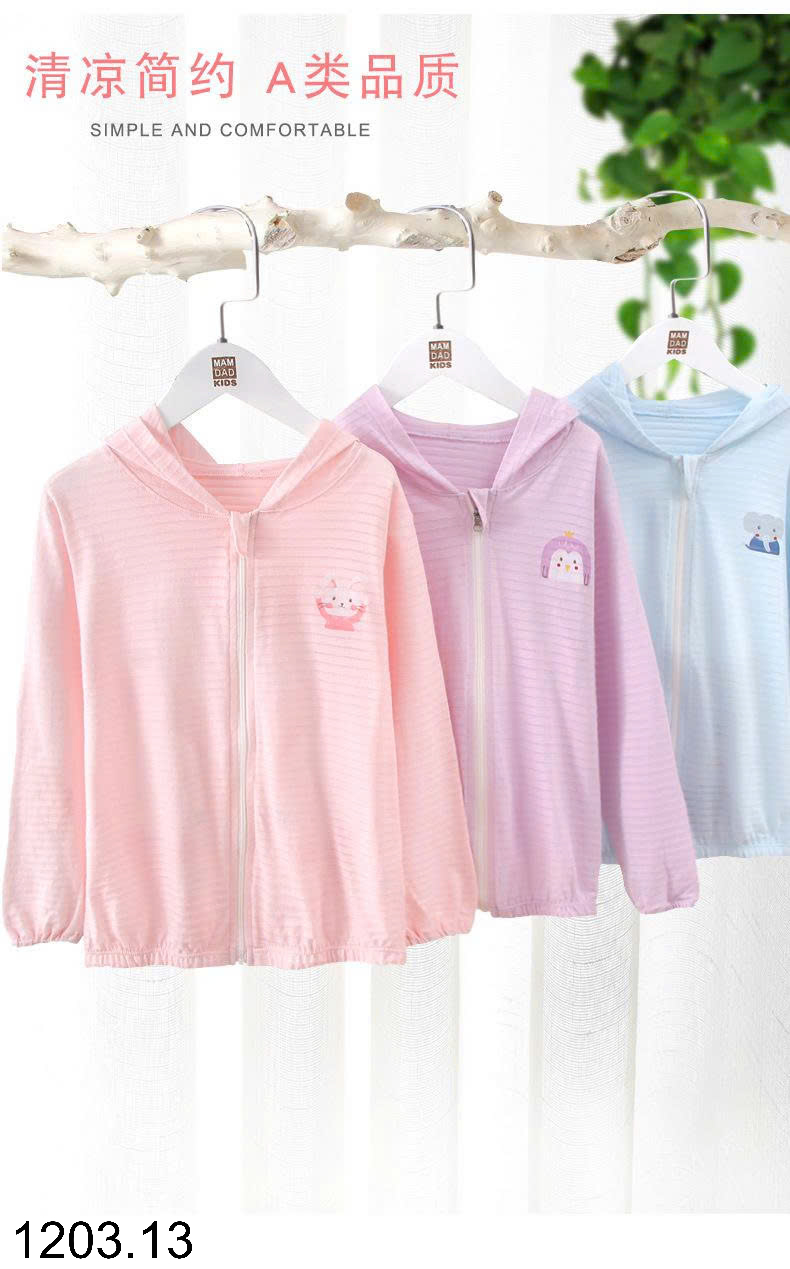 26HA1203.13 - ÁO CHỐNG NẮNG SỢI TRE MAMDADKIDS CHO BÉ