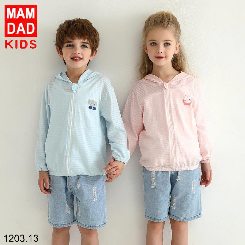 26HA1203.13 - ÁO CHỐNG NẮNG SỢI TRE MAMDADKIDS CHO BÉ