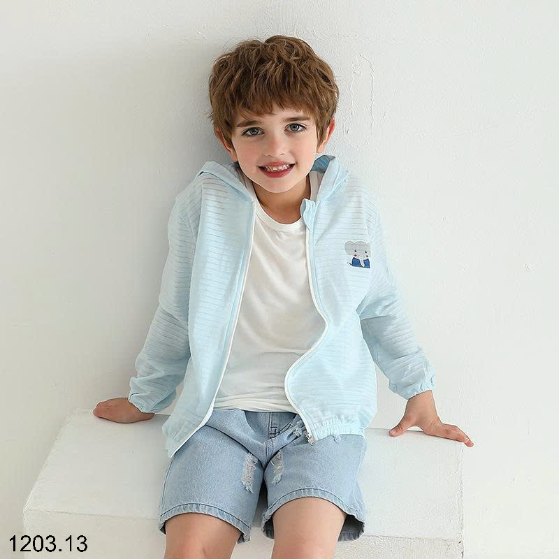 26HA1203.13 - ÁO CHỐNG NẮNG SỢI TRE MAMDADKIDS CHO BÉ