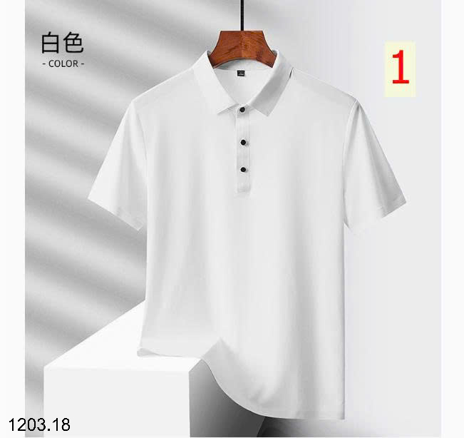 26HA1203.18 - ÁO POLO LỤA BĂNG NAM