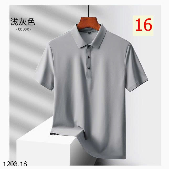 26HA1203.18 - ÁO POLO LỤA BĂNG NAM