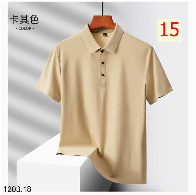 26HA1203.18 - ÁO POLO LỤA BĂNG NAM