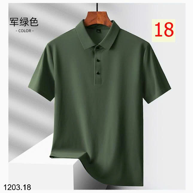 26HA1203.18 - ÁO POLO LỤA BĂNG NAM