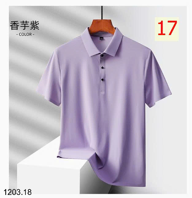 26HA1203.18 - ÁO POLO LỤA BĂNG NAM