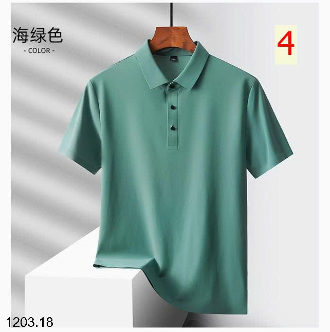 26HA1203.18 - ÁO POLO LỤA BĂNG NAM