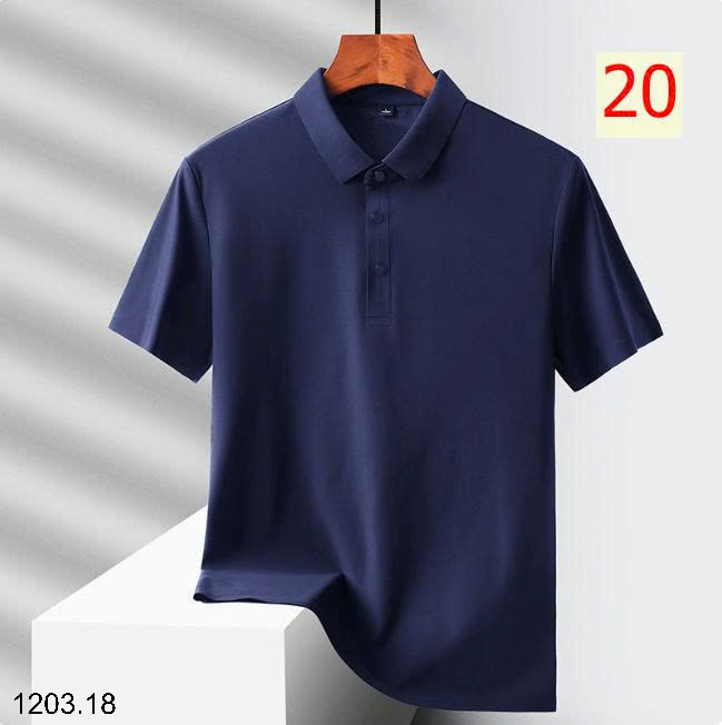 26HA1203.18 - ÁO POLO LỤA BĂNG NAM