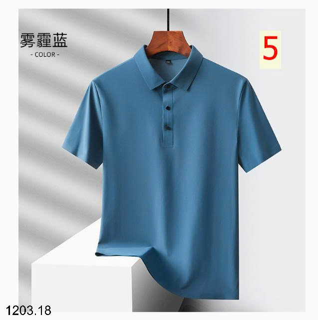 26HA1203.18 - ÁO POLO LỤA BĂNG NAM