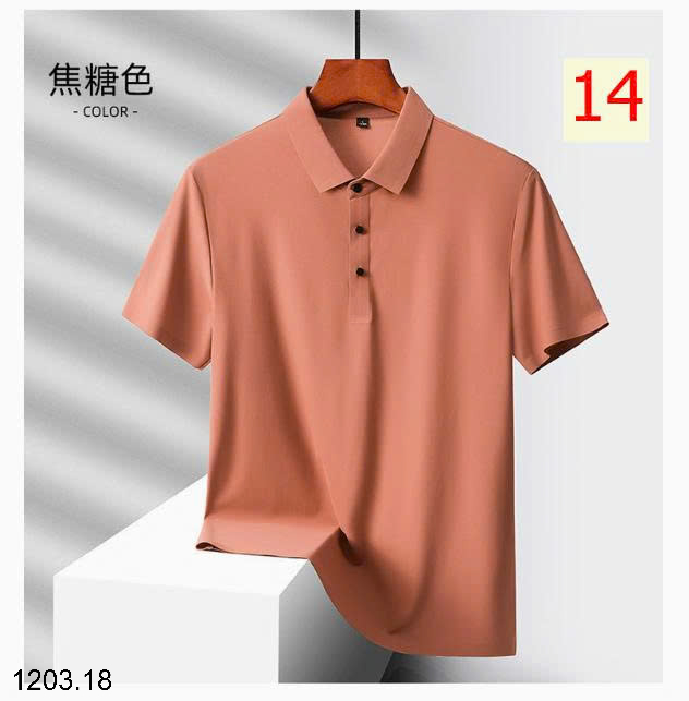 26HA1203.18 - ÁO POLO LỤA BĂNG NAM