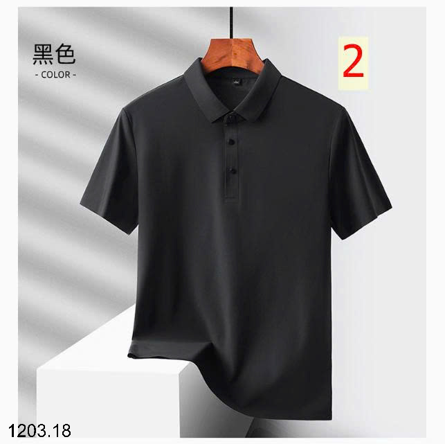 26HA1203.18 - ÁO POLO LỤA BĂNG NAM
