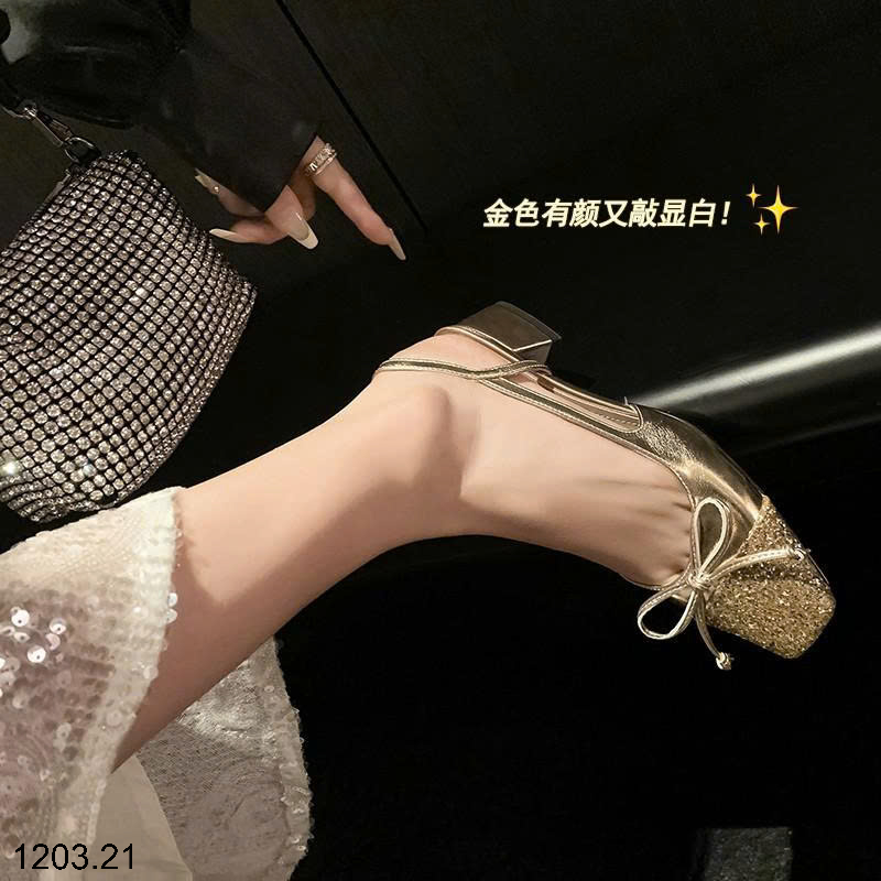 26HA1203.21 - GIÀY SANDAL NỮ ĐÍNH SEQUIN