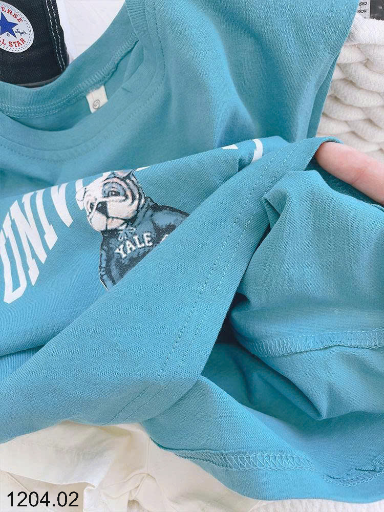 26HA1204.02 - BỘ CỘC TAY COTTON TAY HẾN CHO BÉ