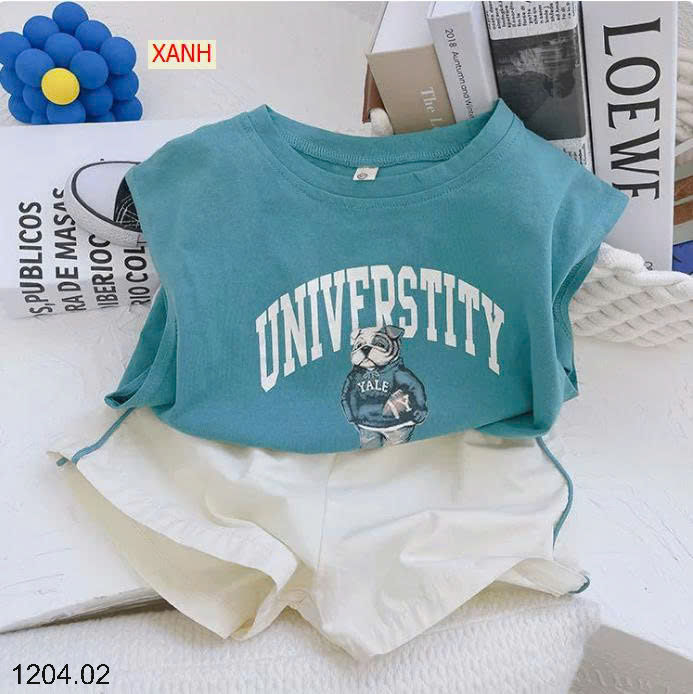 26HA1204.02 - BỘ CỘC TAY COTTON TAY HẾN CHO BÉ