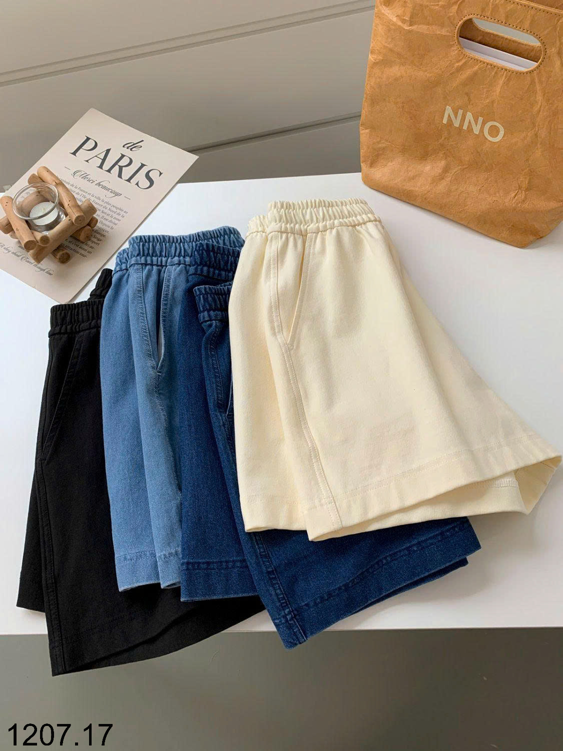 26HA1207.17 - QUẦN SHORT DEMIN CHO NỮ