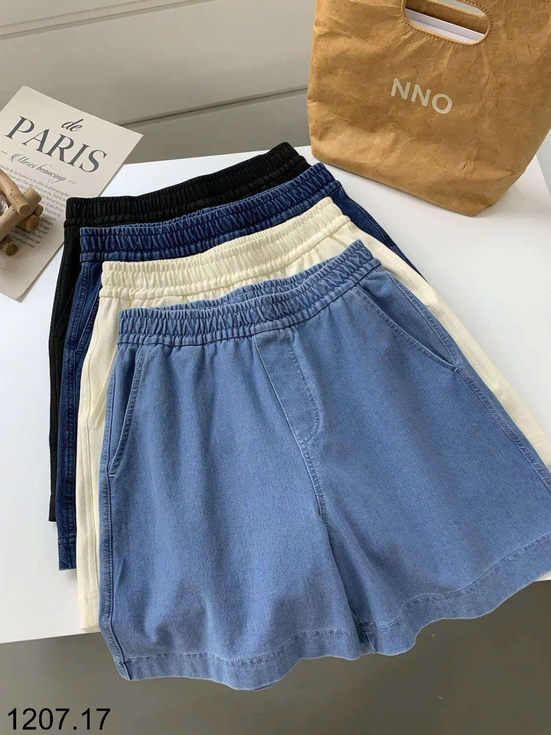 26HA1207.17 - QUẦN SHORT DEMIN CHO NỮ