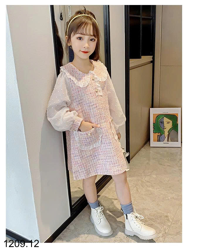 26HA1209.12 - VÁY DẠ BÉ GÁI