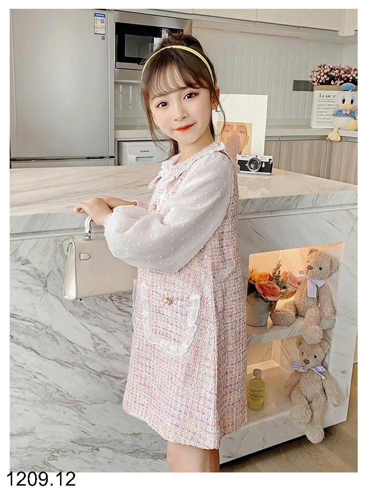 26HA1209.12 - VÁY DẠ BÉ GÁI