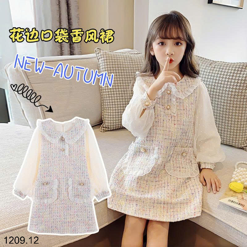 26HA1209.12 - VÁY DẠ BÉ GÁI