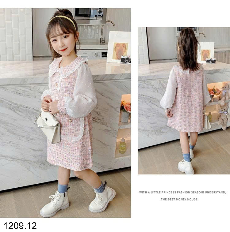 26HA1209.12 - VÁY DẠ BÉ GÁI