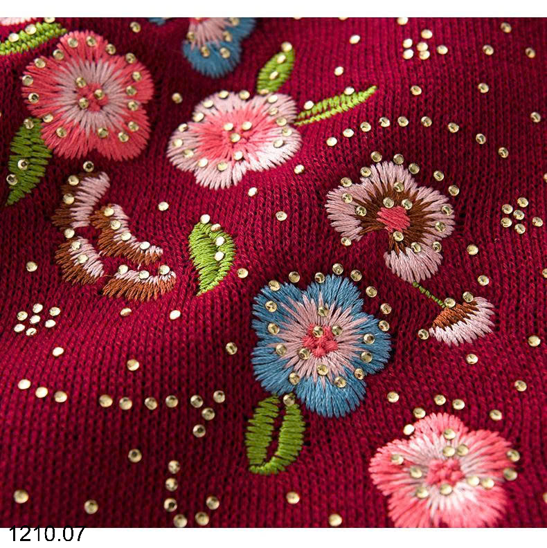 26HA1210.07 - CARDIGAN LÓT LÔNG DÀY CHO MẸ