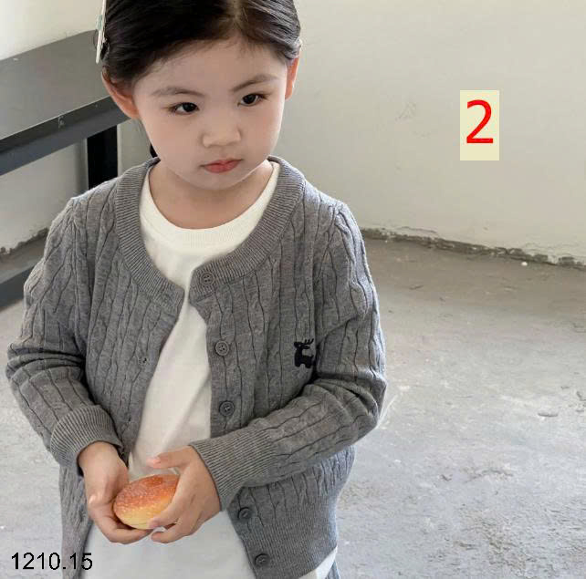 26HA1210.15 - ÁO CARDIGAN BÉ GÁI XINH YÊU