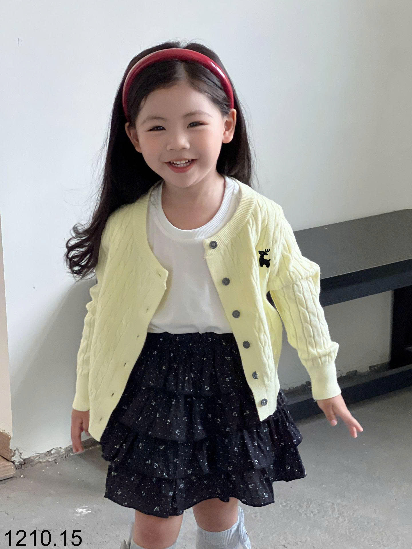 26HA1210.15 - ÁO CARDIGAN BÉ GÁI XINH YÊU