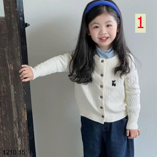 26HA1210.15 - ÁO CARDIGAN BÉ GÁI XINH YÊU