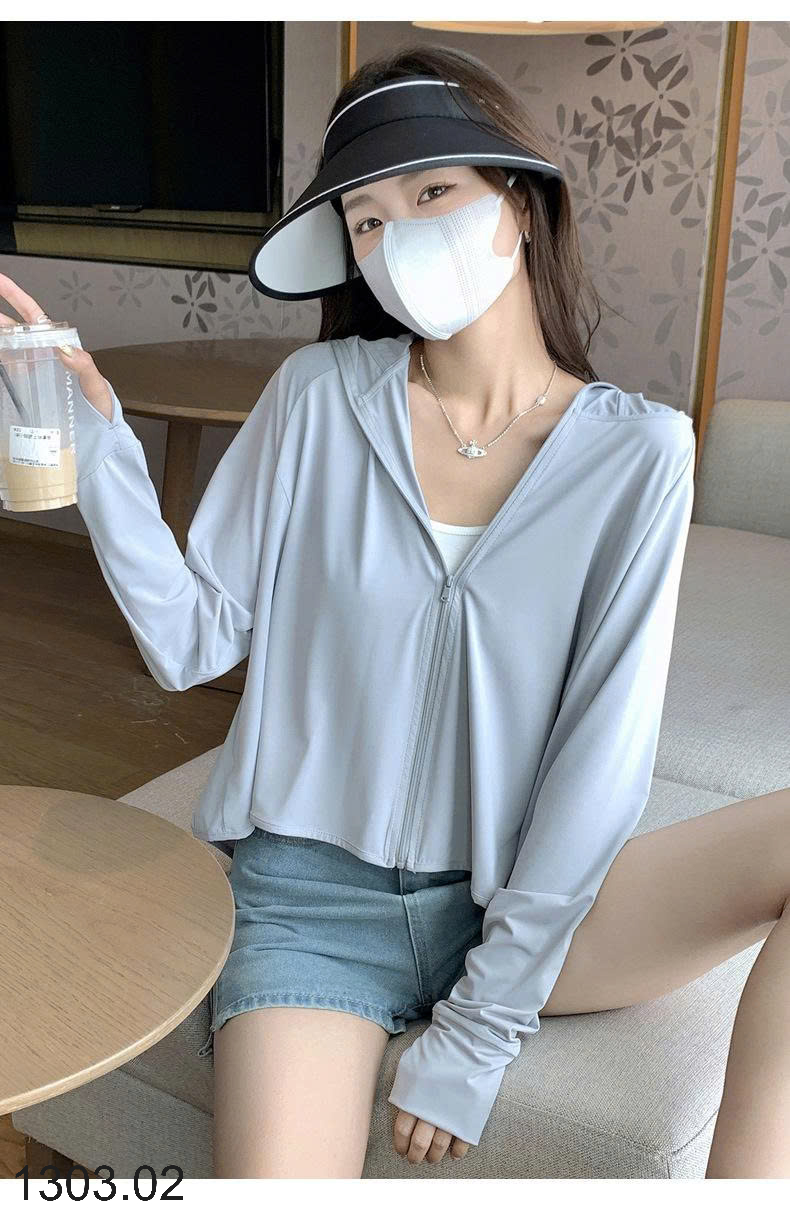 26HA1303.02 - ÁO CHỐNG NẮNG LỤA BĂNG