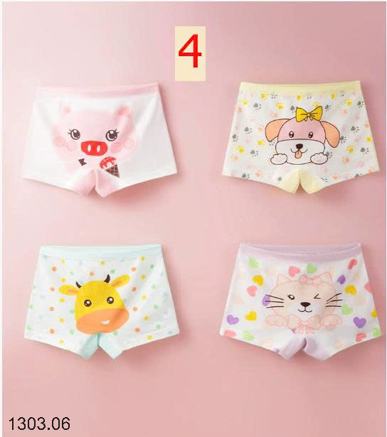 26HA1303.06 - SET 4 QUẦN CHIP BÉ GÁI