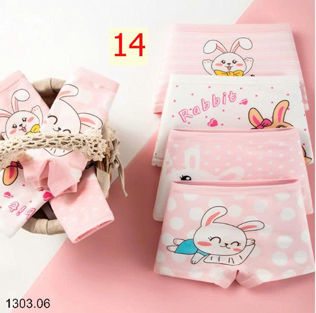 26HA1303.06 - SET 4 QUẦN CHIP BÉ GÁI